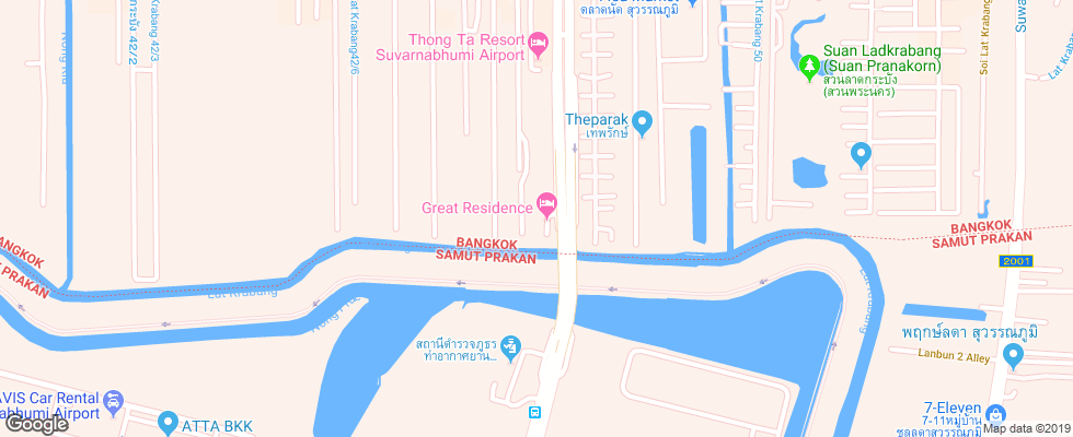 Отель Great Residence на карте Таиланда