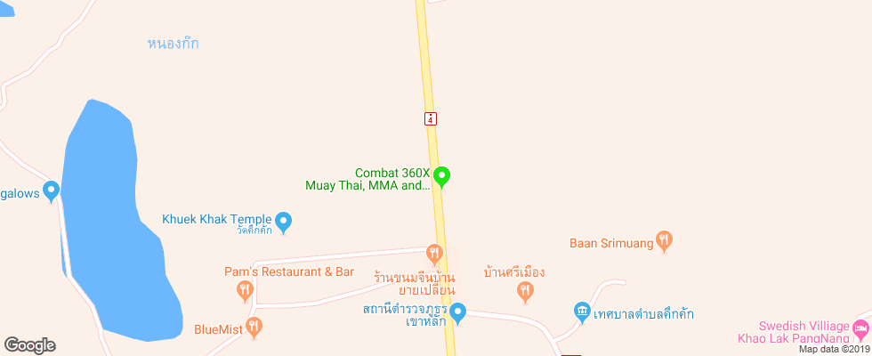 Отель Khao Lak Mohin Tara на карте Таиланда