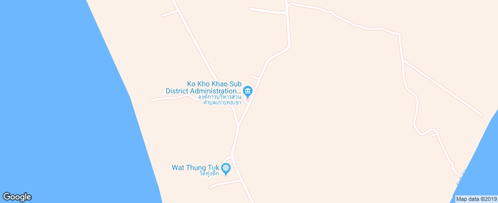 Отель Koyao Island Resort на карте Таиланда