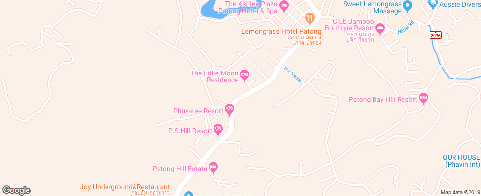 Отель Renoir Boutique на карте Таиланда