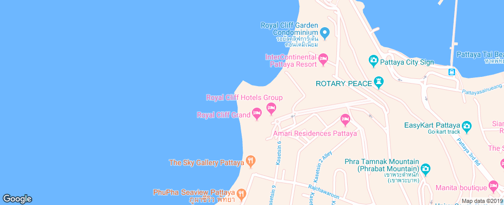 Отель Royal Wing Suites & Spa на карте Таиланда