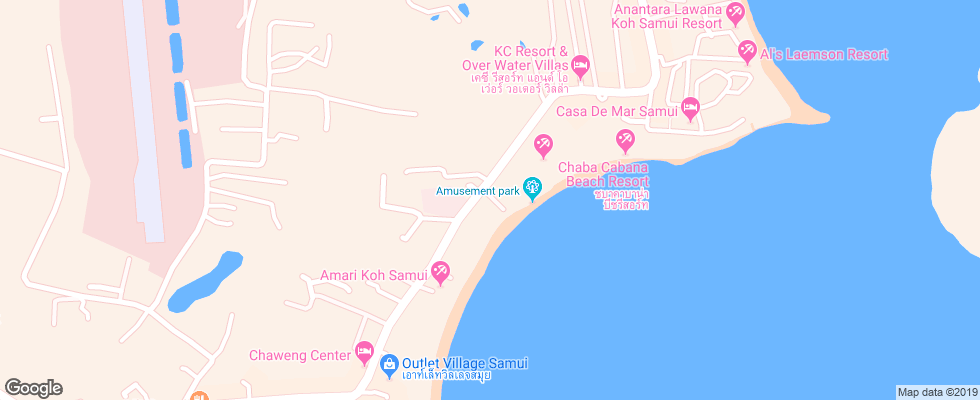 Отель Sareeraya Villas & Suites на карте Таиланда