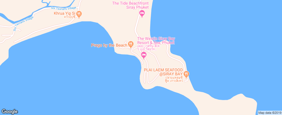 Отель The Westin Siray Bay Resort & Spa на карте Таиланда
