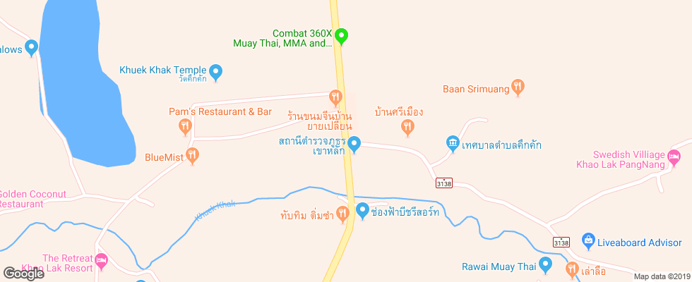 Отель Tui Family Life Mai Khao Lak на карте Таиланда