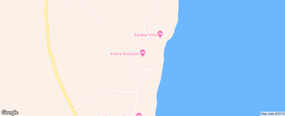 Отель Kasha Boutique Hotel на карте Танзании