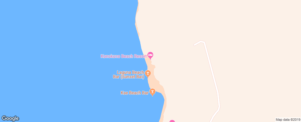 Отель Kono Kono Beach Resort на карте Танзании