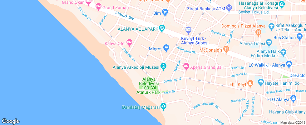 Отель Agora Apartment на карте Турции