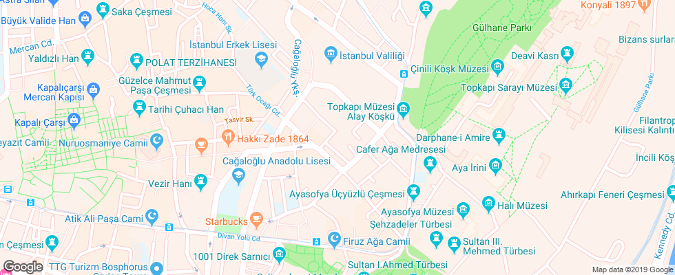 Отель Agora Life на карте Турции