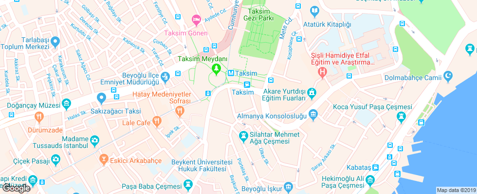Отель Al Majed Park Hotel на карте Турции