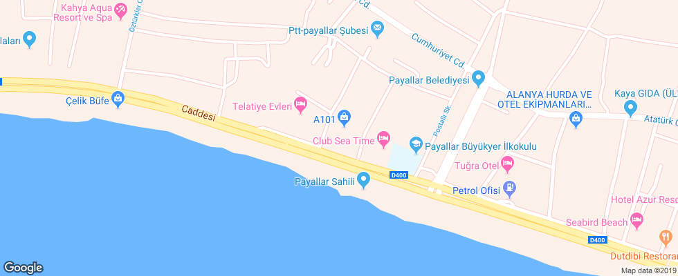 Отель Alanis на карте Турции