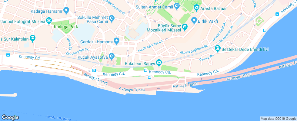 Отель Albatros Premier на карте Турции