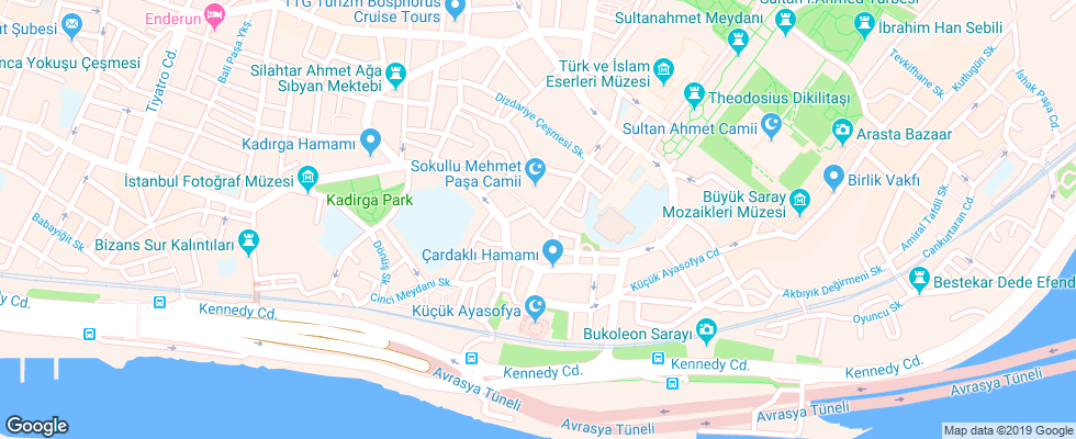 Отель Aleph на карте Турции