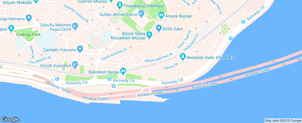 Отель Almina на карте Турции