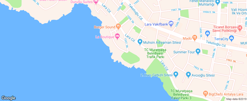 Отель Altes на карте Турции