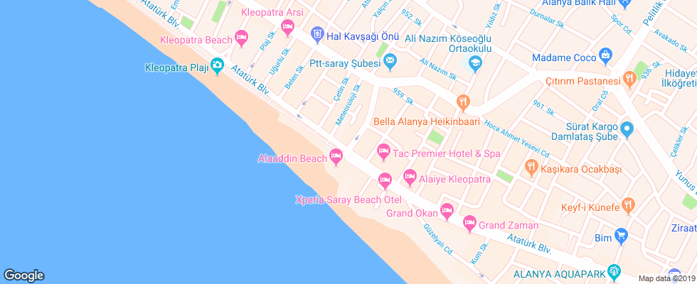 Отель Anjeliq Downtown на карте Турции