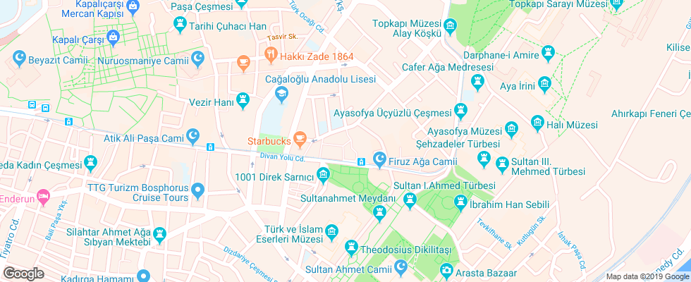Отель Anthemis на карте Турции