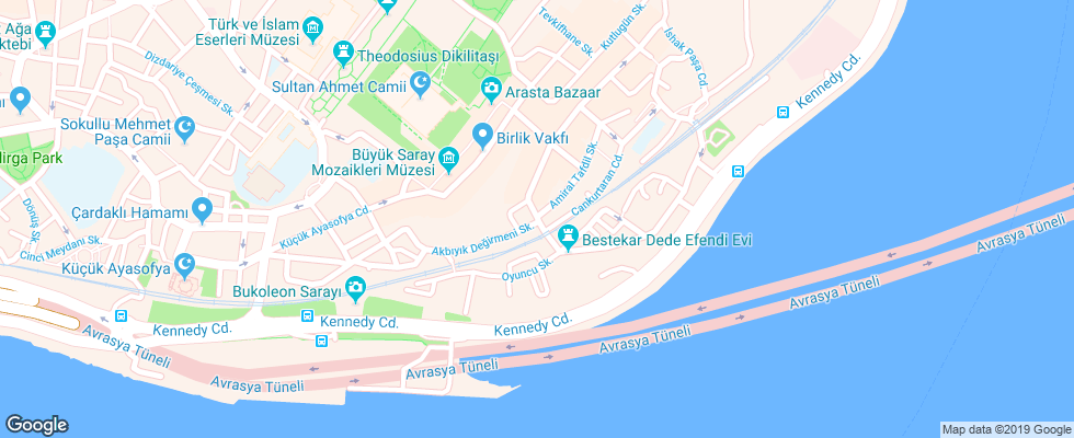 Отель Antis Hotel на карте Турции