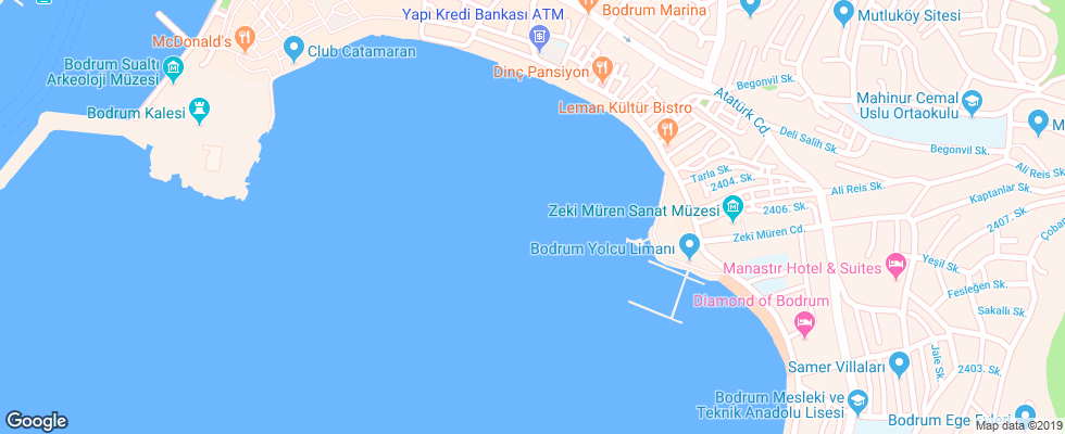 Отель Bitezhan на карте Турции