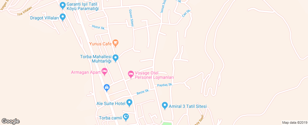 Отель Club Alisya на карте Турции