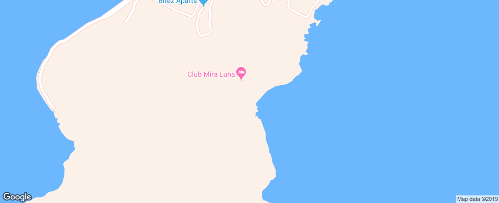 Отель Club Paloma Apart на карте Турции