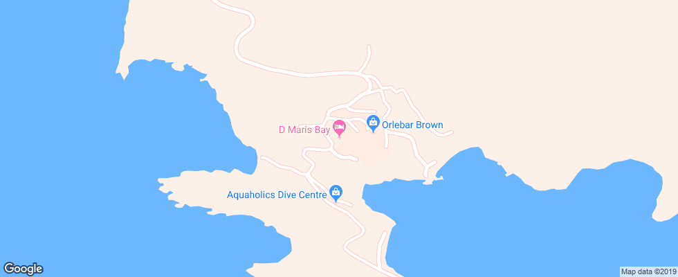 Отель D Maris Bay на карте Турции