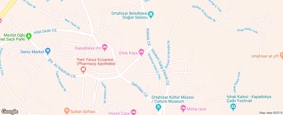 Отель Dilek Kaya на карте Турции