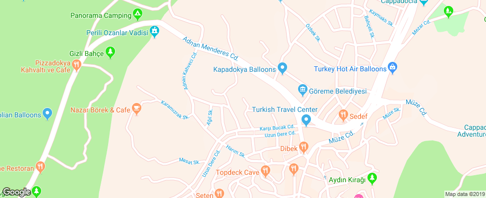 Отель Doors Of Cappadocia на карте Турции