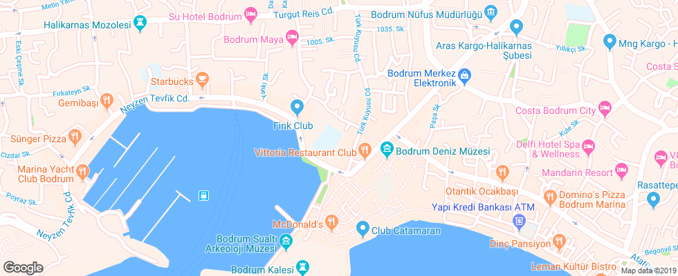 Отель El Vino Hotel & Suites на карте Турции