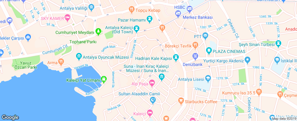Отель Eski Masal на карте Турции