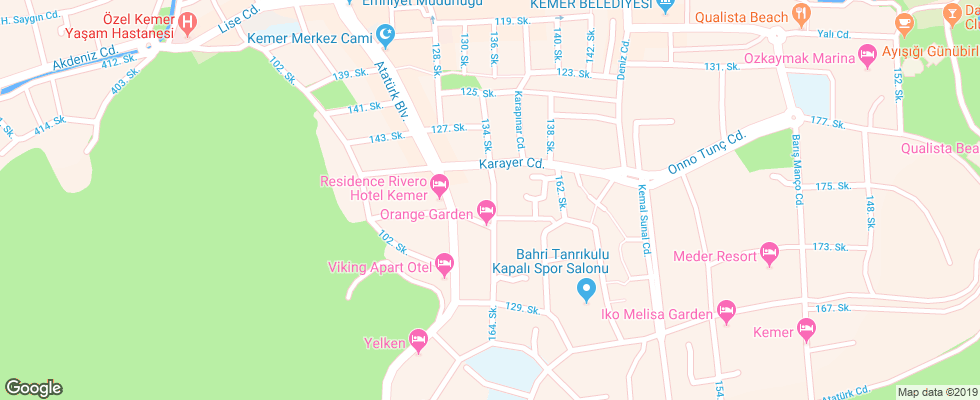 Отель Felice на карте Турции