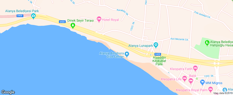 Отель Floria Beach на карте Турции