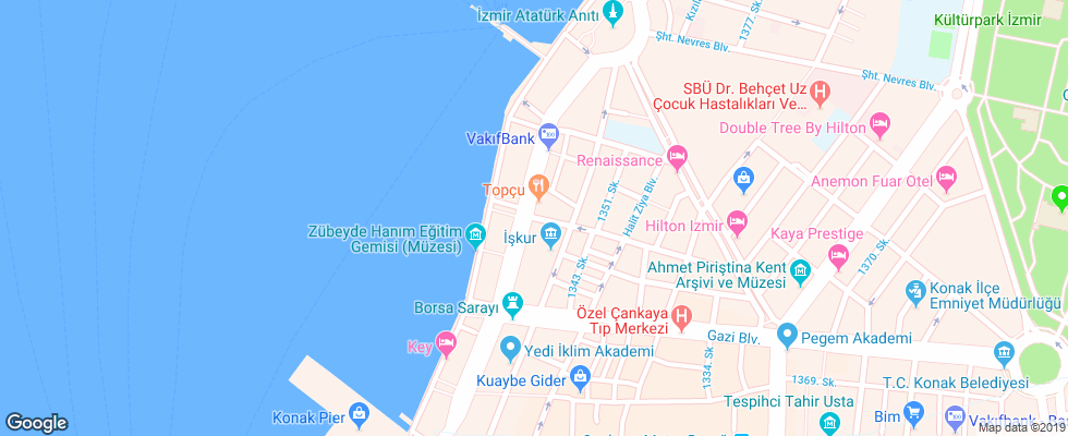 Отель Marla Otel на карте Турции