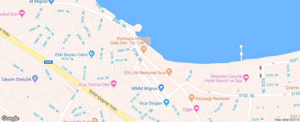 Отель Scala Nuova Inkim на карте Турции