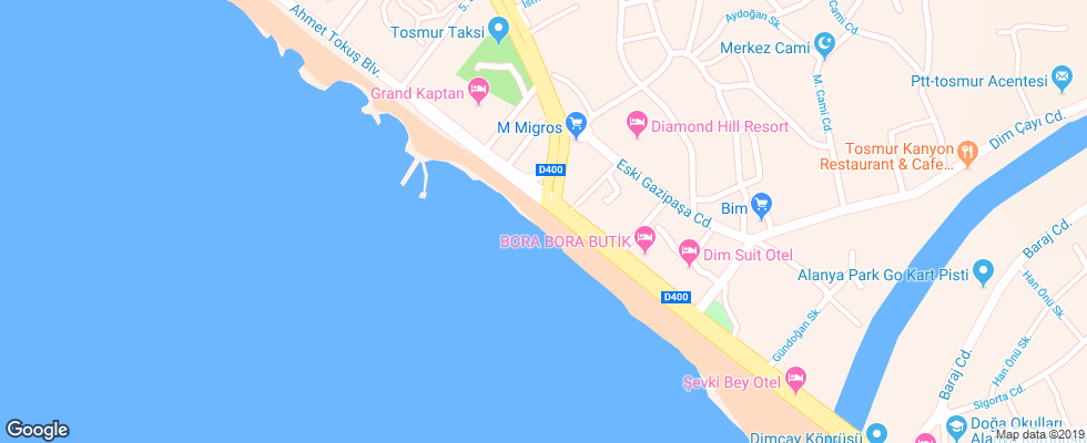 Отель Sea Sight на карте Турции