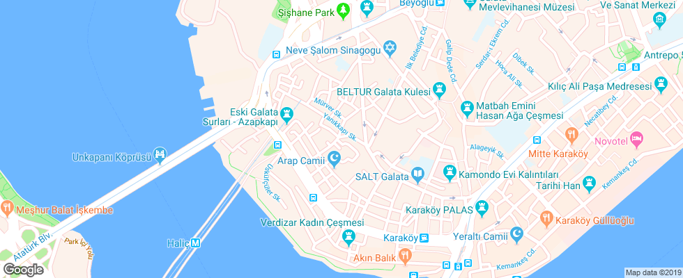 Отель Vavien на карте Турции