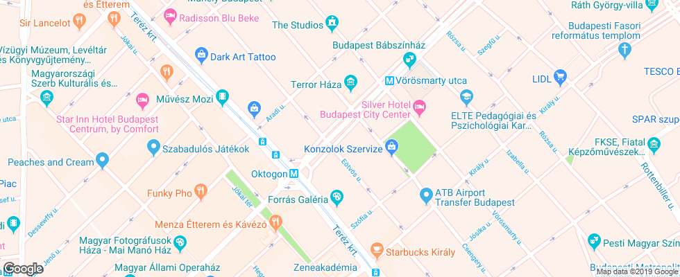 Отель Chesscom на карте Венгрии