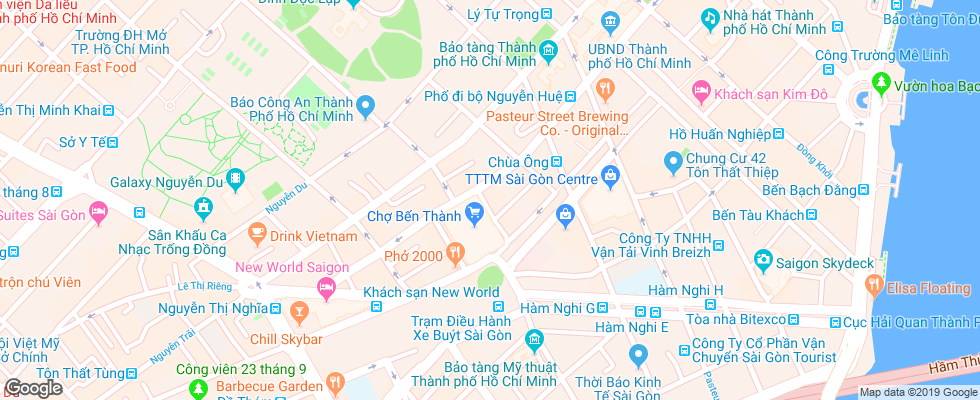 Отель A & Em Phan Boi Chau на карте Вьетнама