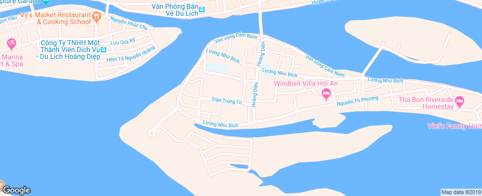 Отель Acacia Heritage Hotel на карте Вьетнама
