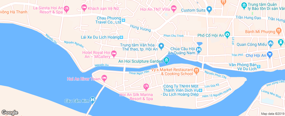 Отель Atlas на карте Вьетнама