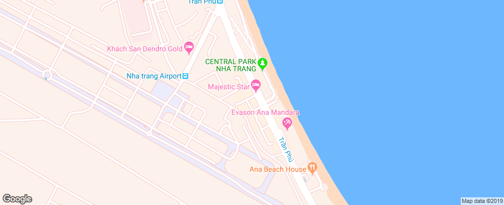 Отель B&b Hotel Nha Trang на карте Вьетнама