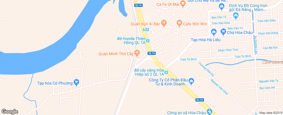Отель Bana Hills Mountain Resort на карте Вьетнама