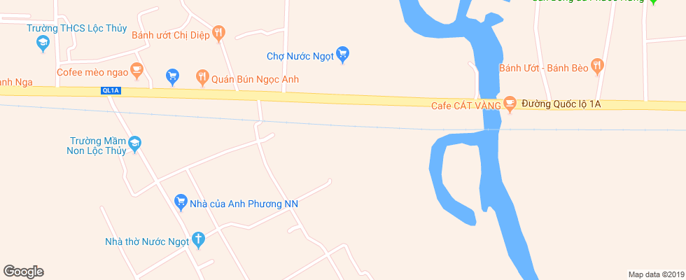 Отель Banyan Tree Lang Co на карте Вьетнама