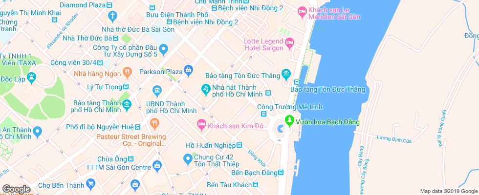 Отель Bong Sen 2 Annex на карте Вьетнама