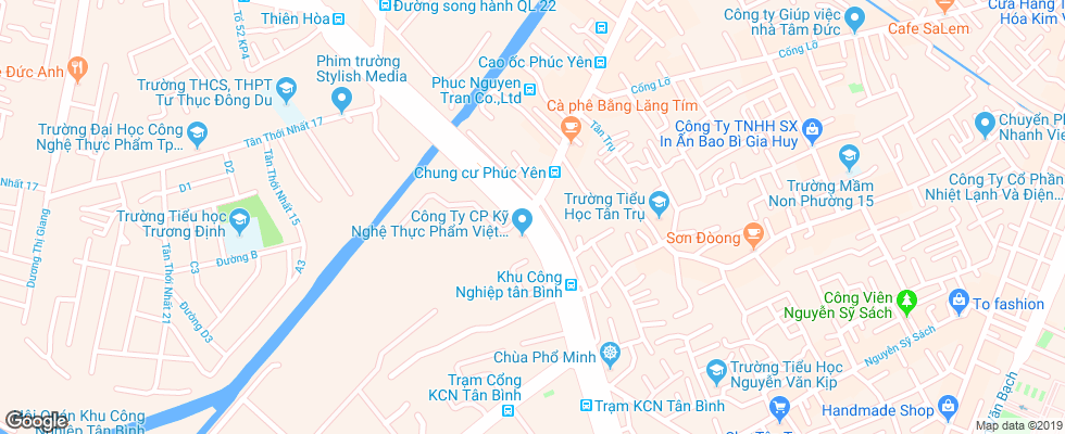 Отель Cap Town на карте Вьетнама