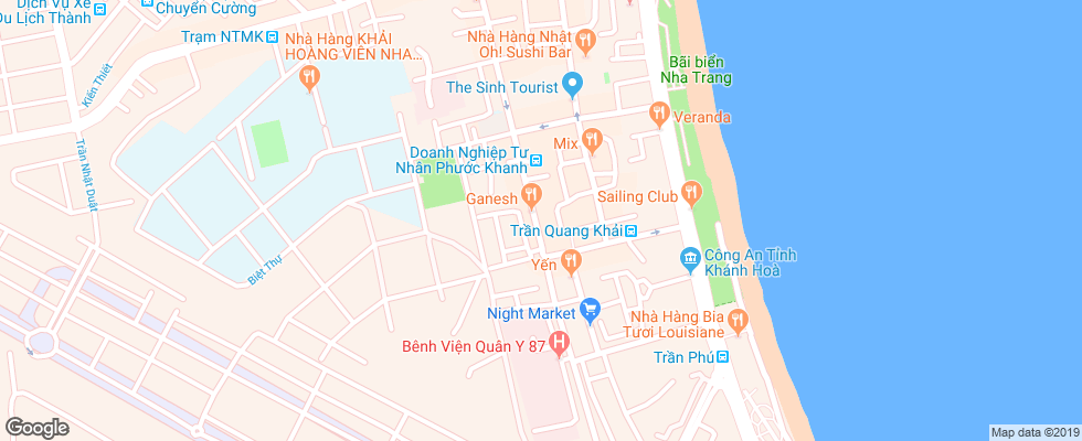 Отель Chelsea Hotel на карте Вьетнама