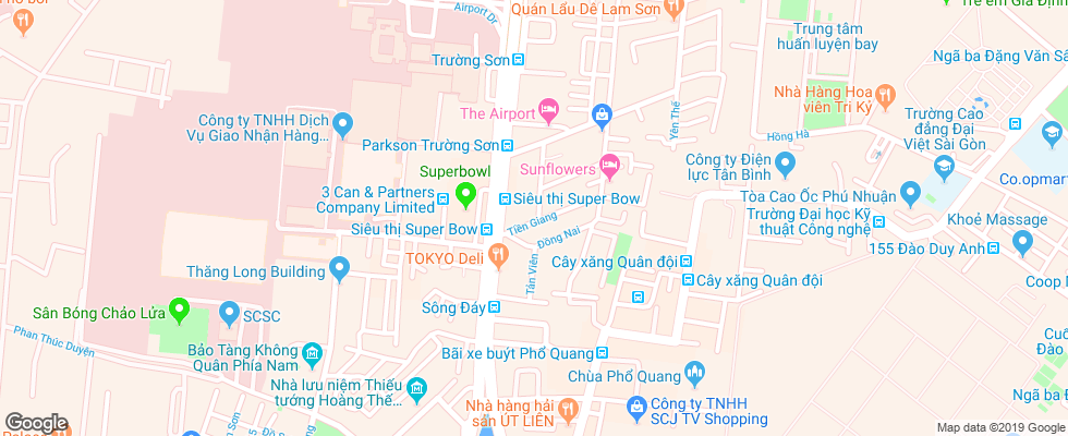 Отель Ciao Saigon Hotel & Spa на карте Вьетнама