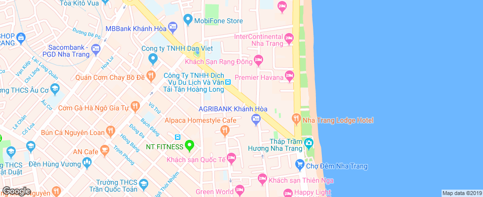 Отель Cosy на карте Вьетнама