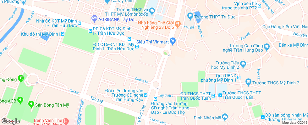 Отель Crowne Plaza West Hanoi на карте Вьетнама