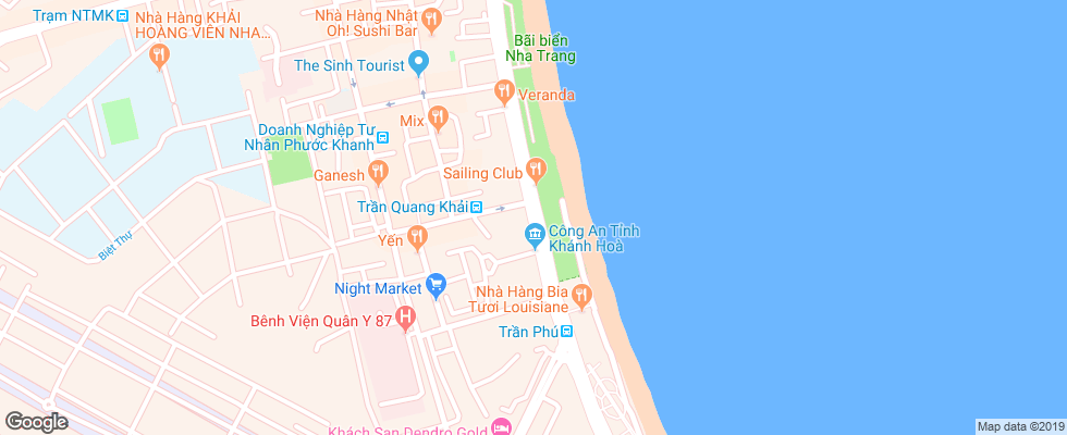 Отель D26 Nha Trang на карте Вьетнама