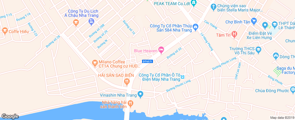 Отель Dessole Beach Resort - Nha Trang на карте Вьетнама